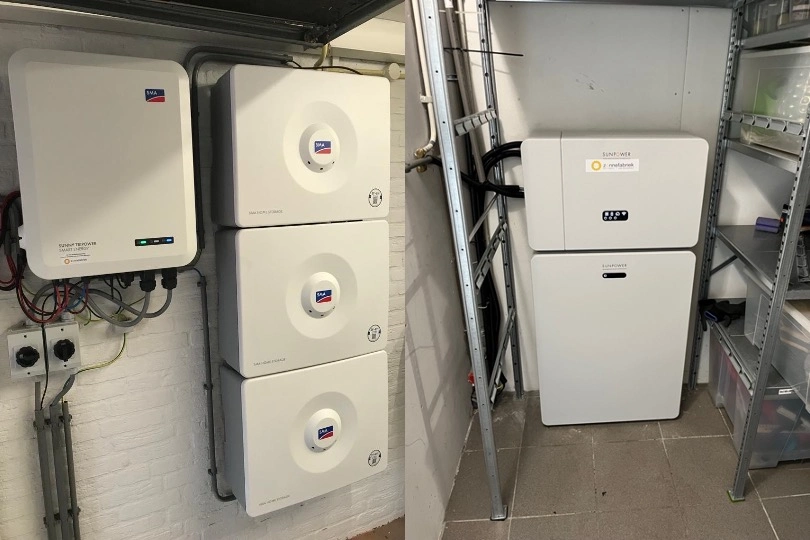 verschillende typen thuisbatterijen van Zonnefabriek