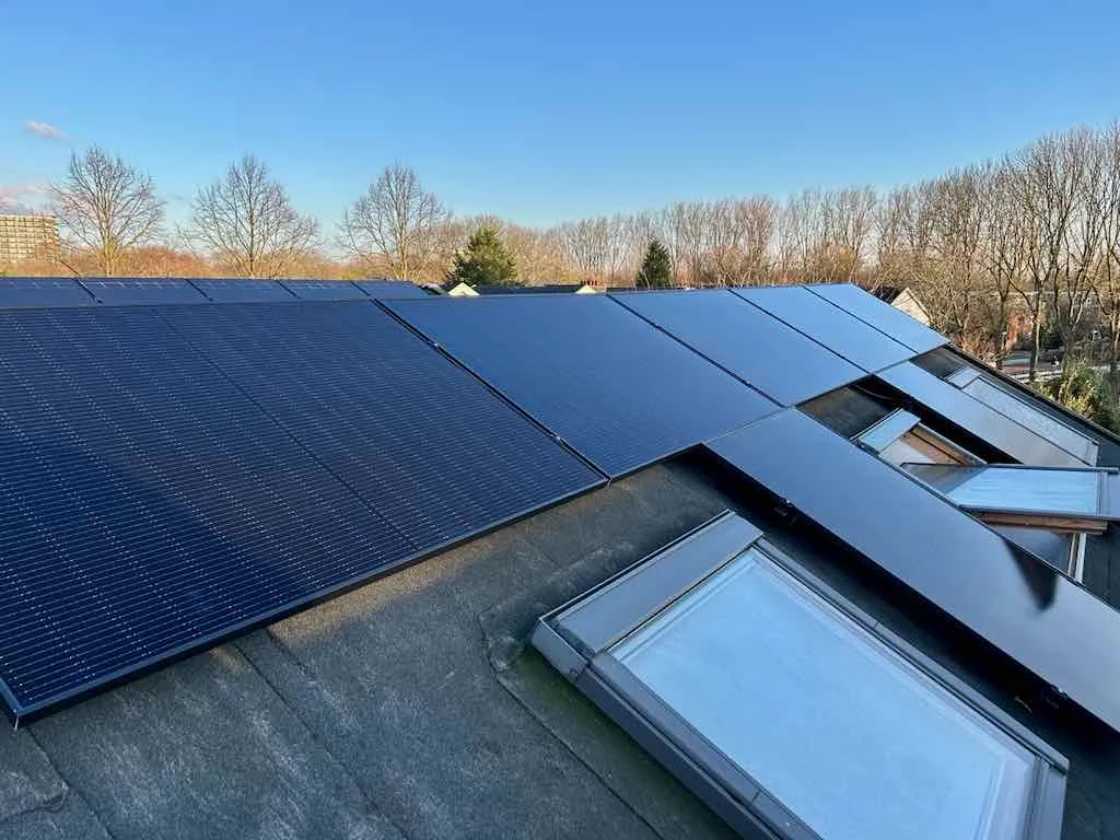 Zonnepanelen in januari 2024