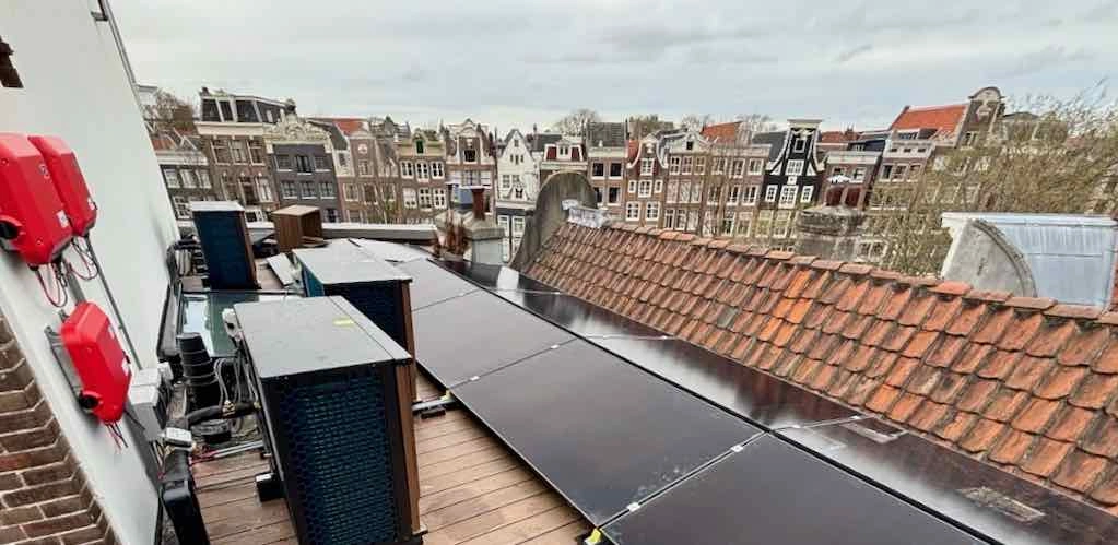 New solar panels in Amsterdam, March 2026