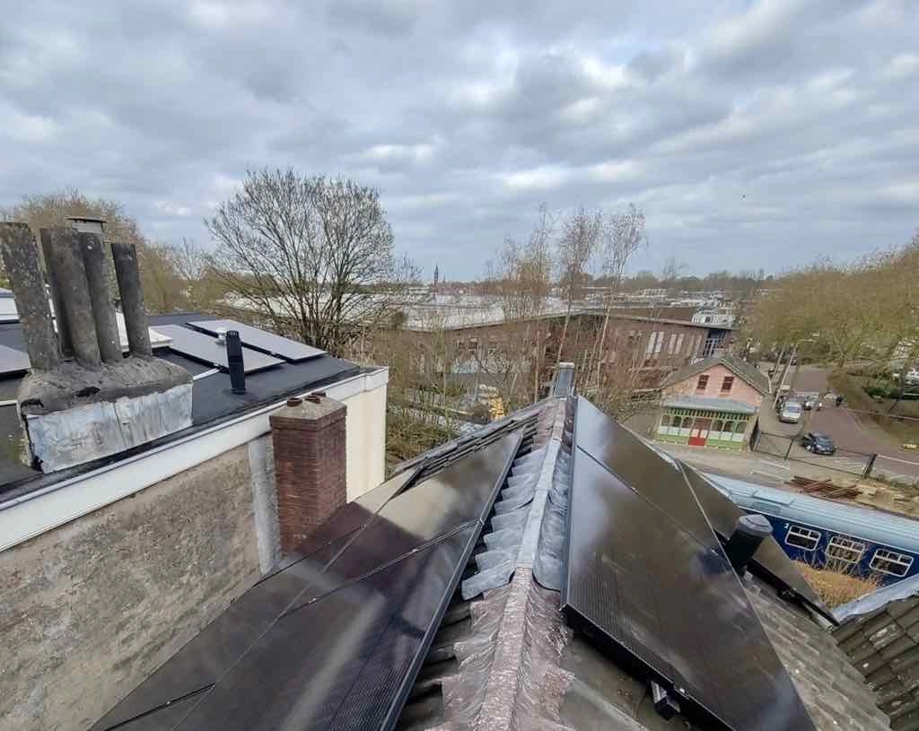 panels on roof in March 2026