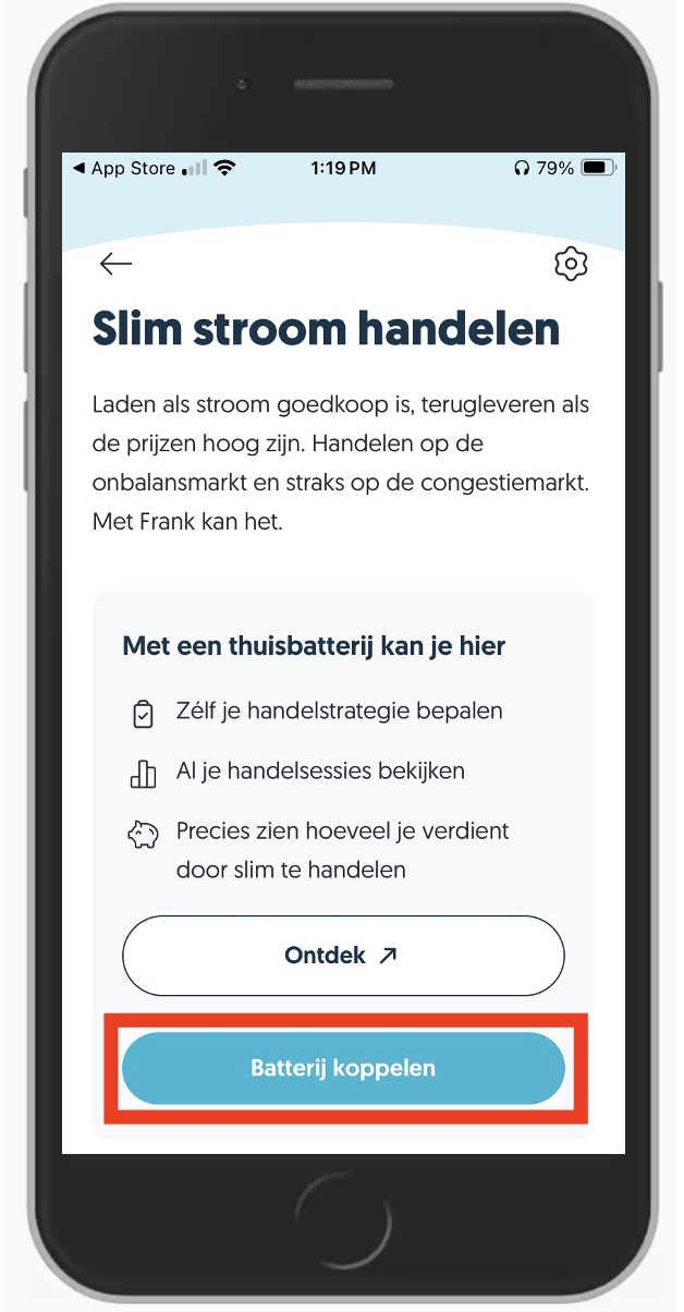 batterij koppelen