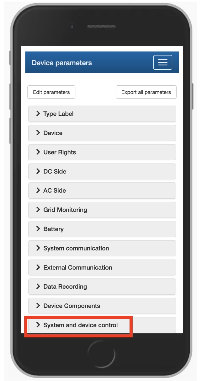 Click on System and Device Control